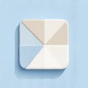 Ceramic-inspired UI design icon